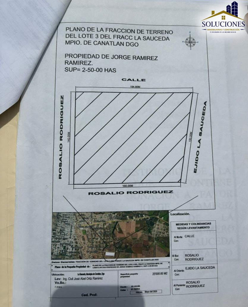 Hectáreas en Canatlán